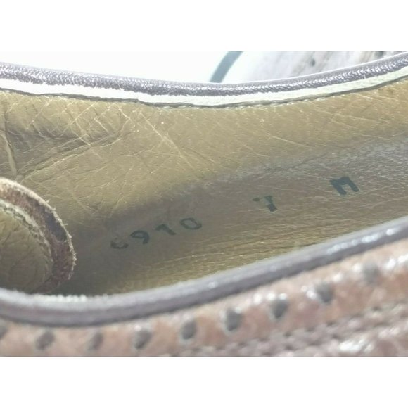 Johnston Murphy Domani Brown Italian Leather 7 M - Picture 10 of 11